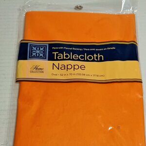 NEW Home Collection Tablecloth Oval 52x70
